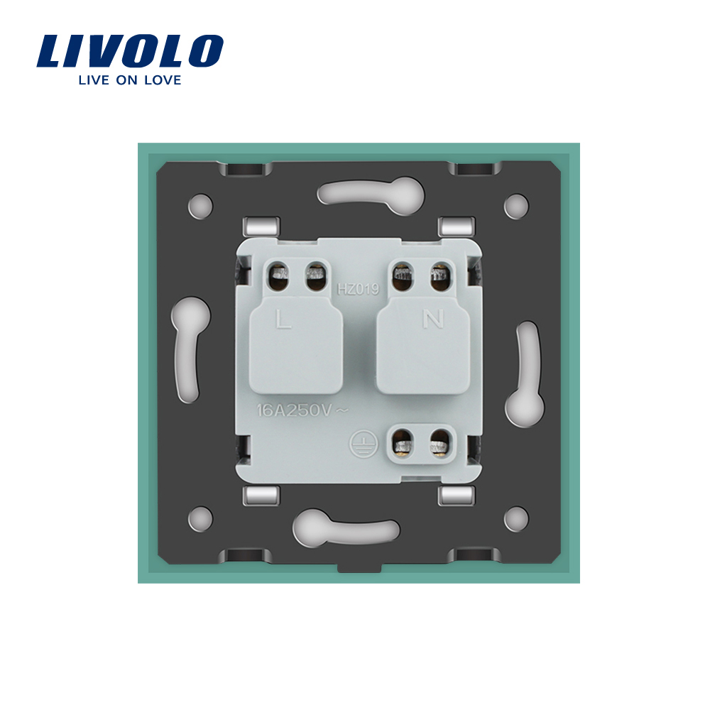 Priza Simplă Livolo Sticlă, IP44, 16A - imagine 6