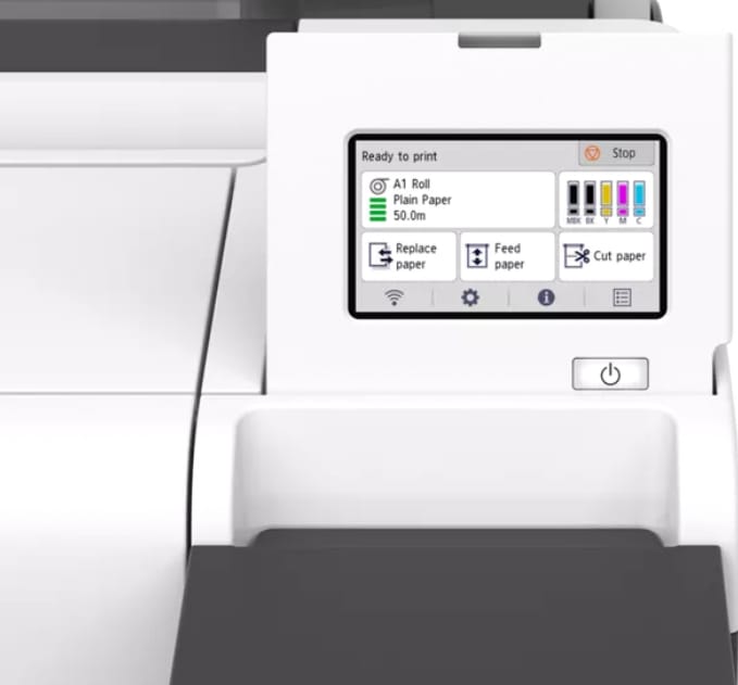Plotter CANON imagePROGRAF TM-255 24" WiFi - Format A1, 500GB HDD - imagine 5