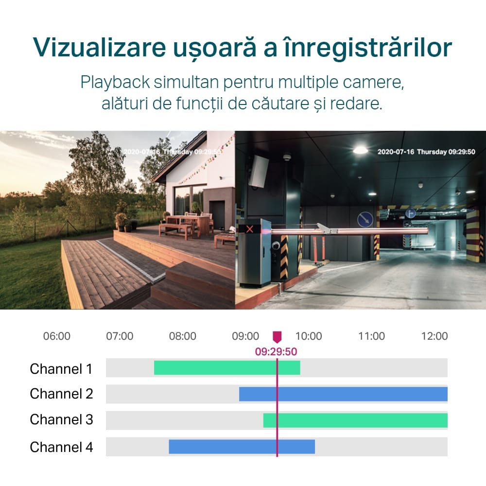 NVR TP-Link VIGI NVR1104H-4P, 4 Canale 4K, 4x PoE+ - imagine 5