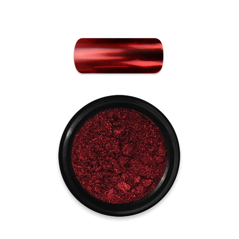Praf Pigment Mirror-Effect Red | Nailshop
