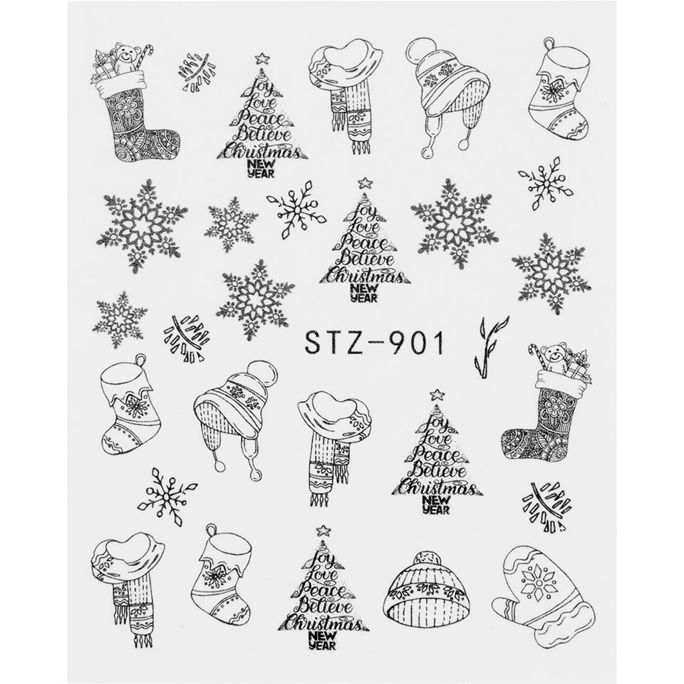 Tatuaj Unghii LUXORISE Simple Holiday Frost