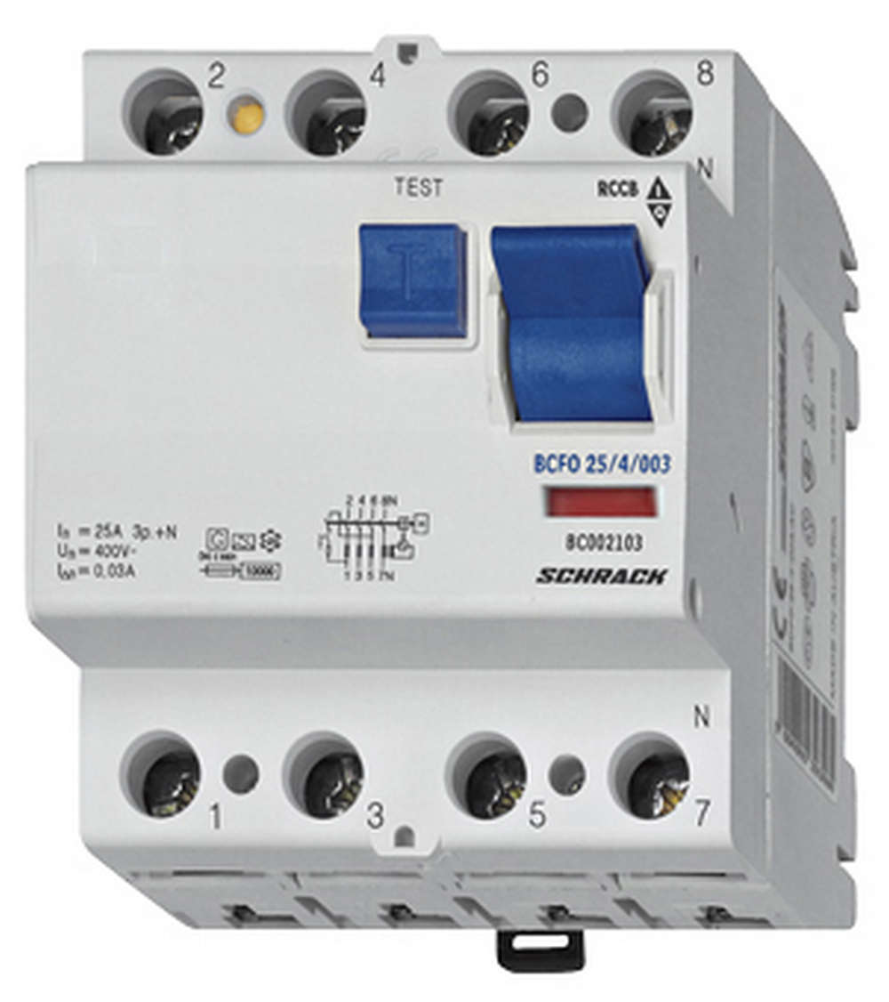 Intrerupator Diferential Schrack 4P 25A 30mA