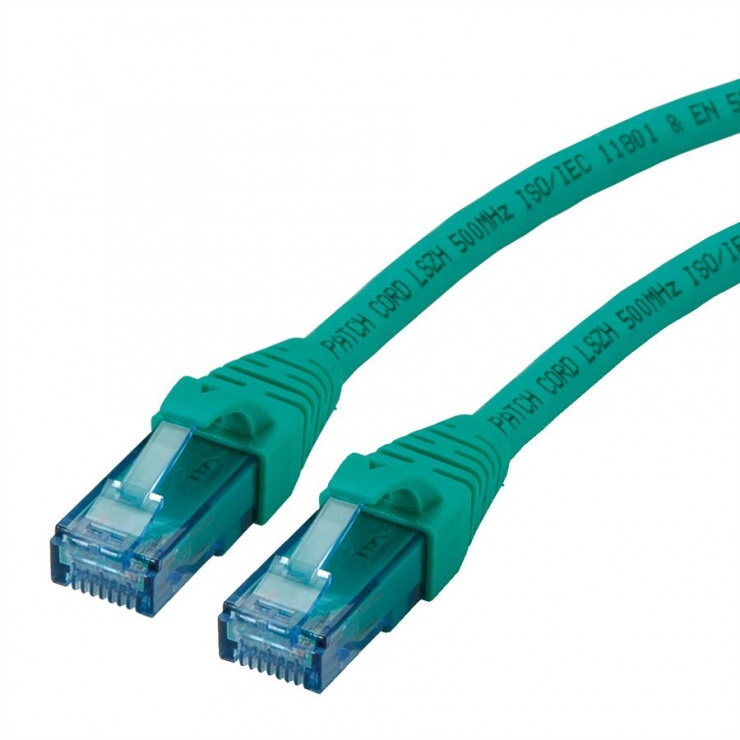 Cablu Patch Cord Roline 0.3m Cat.6A Verde