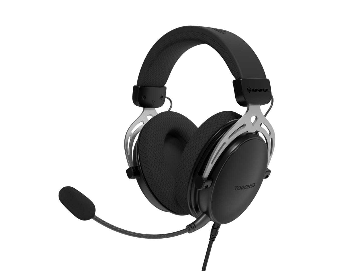 Casti Gaming Genesis Toron 531 - Microfon Detasabil, Negru - imagine 8