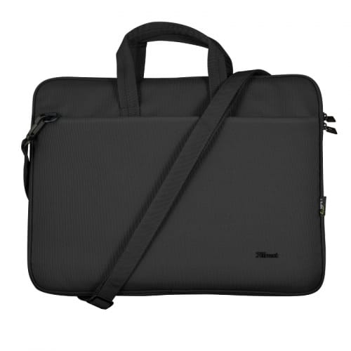 Geanta Laptop Trust Bologna ECO Slim 16" Negru - Compactă și Elegantă - imagine 2