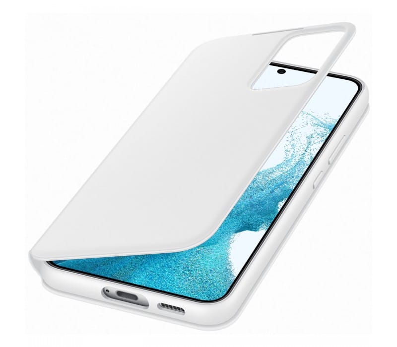 Husă Samsung Galaxy S22 Plus Smart Clear View Alb - imagine 8