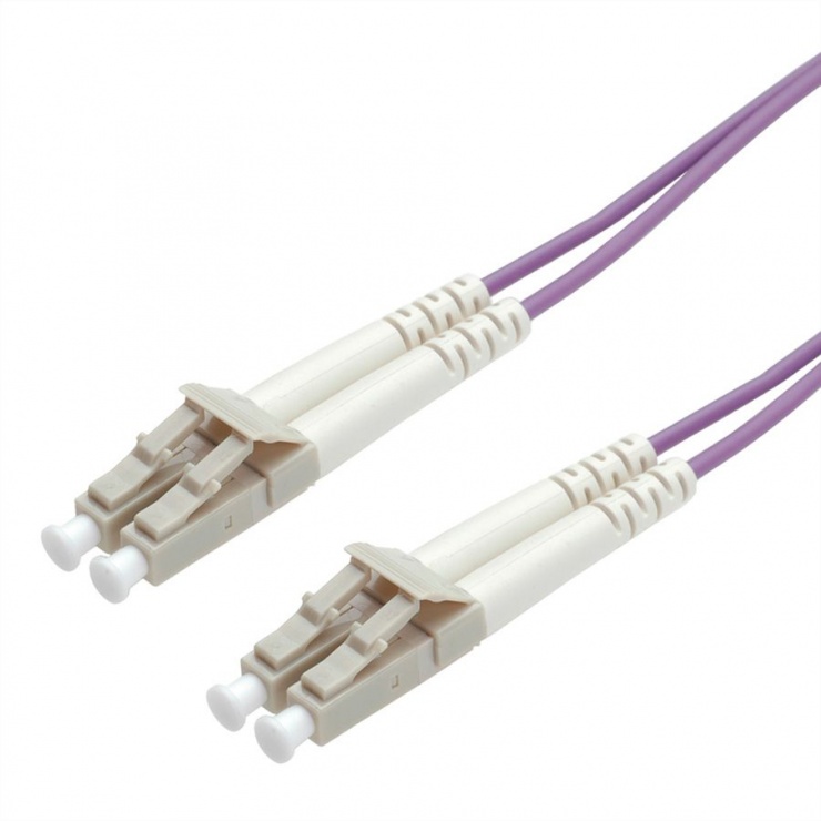 Cablu Fibra Optica LC-LC OM4 20m Low Loss Roline