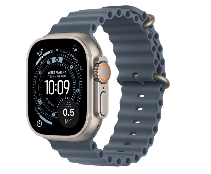 Apple Watch Ultra 3 GPS + Cellular 49mm - Titaniu Natural - imagine 3