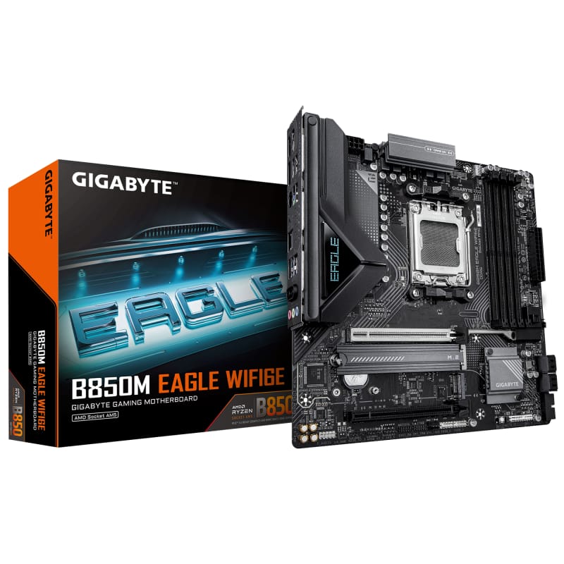 Placă de bază GIGABYTE B850M EAGLE WIFI6E | AMD AM5, DDR5 - imagine 2