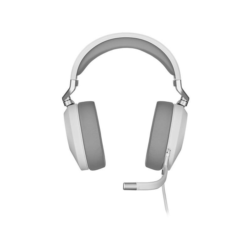 Casti Gaming CORSAIR HS65 Surround 7.1 Alb - 50mm - imagine 2