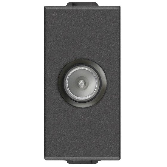 Priză TV Vimar Neve Up Carbon Mat | Conexiune Coaxială