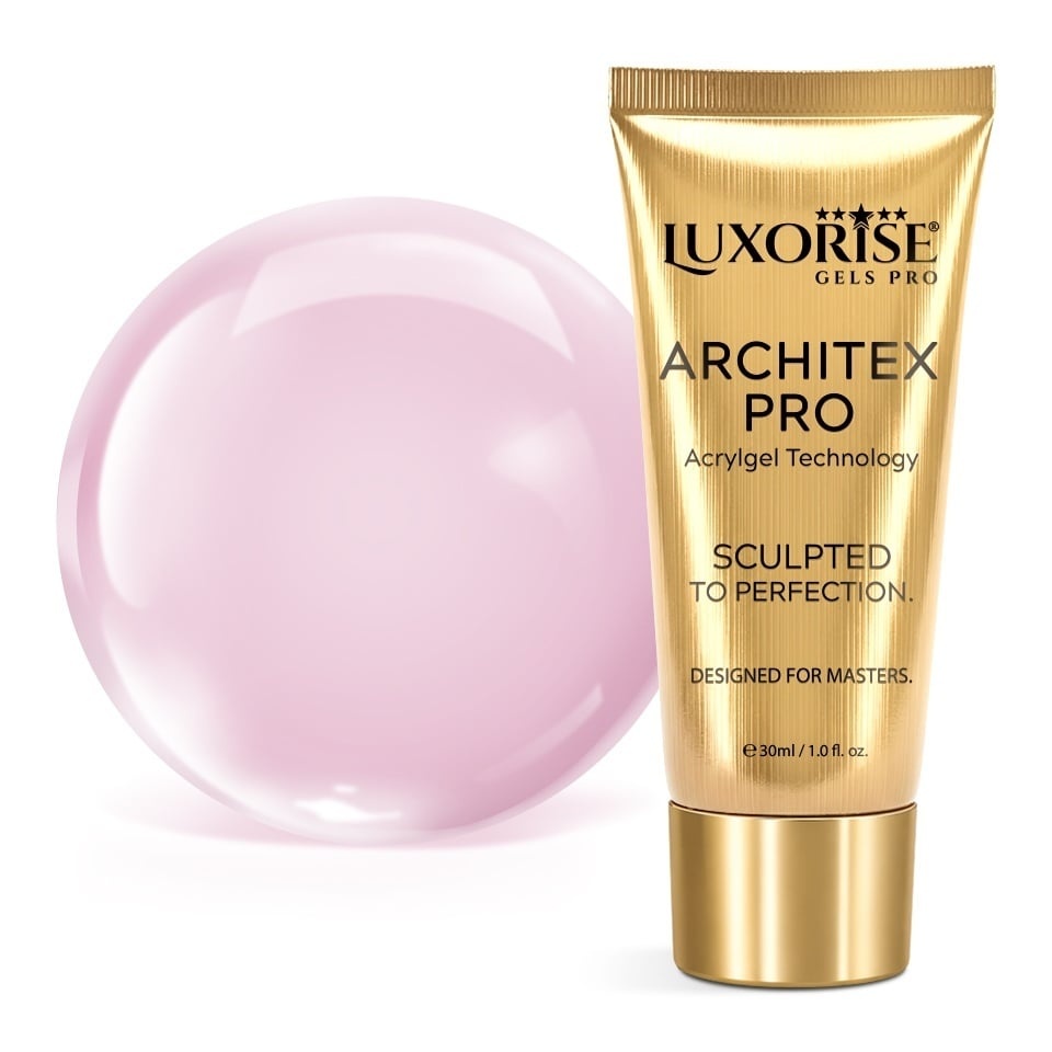 Polygel LUXORISE ARCHITEX PRO - Atelier Rosé Collection, Poetic Bloom, 30ml