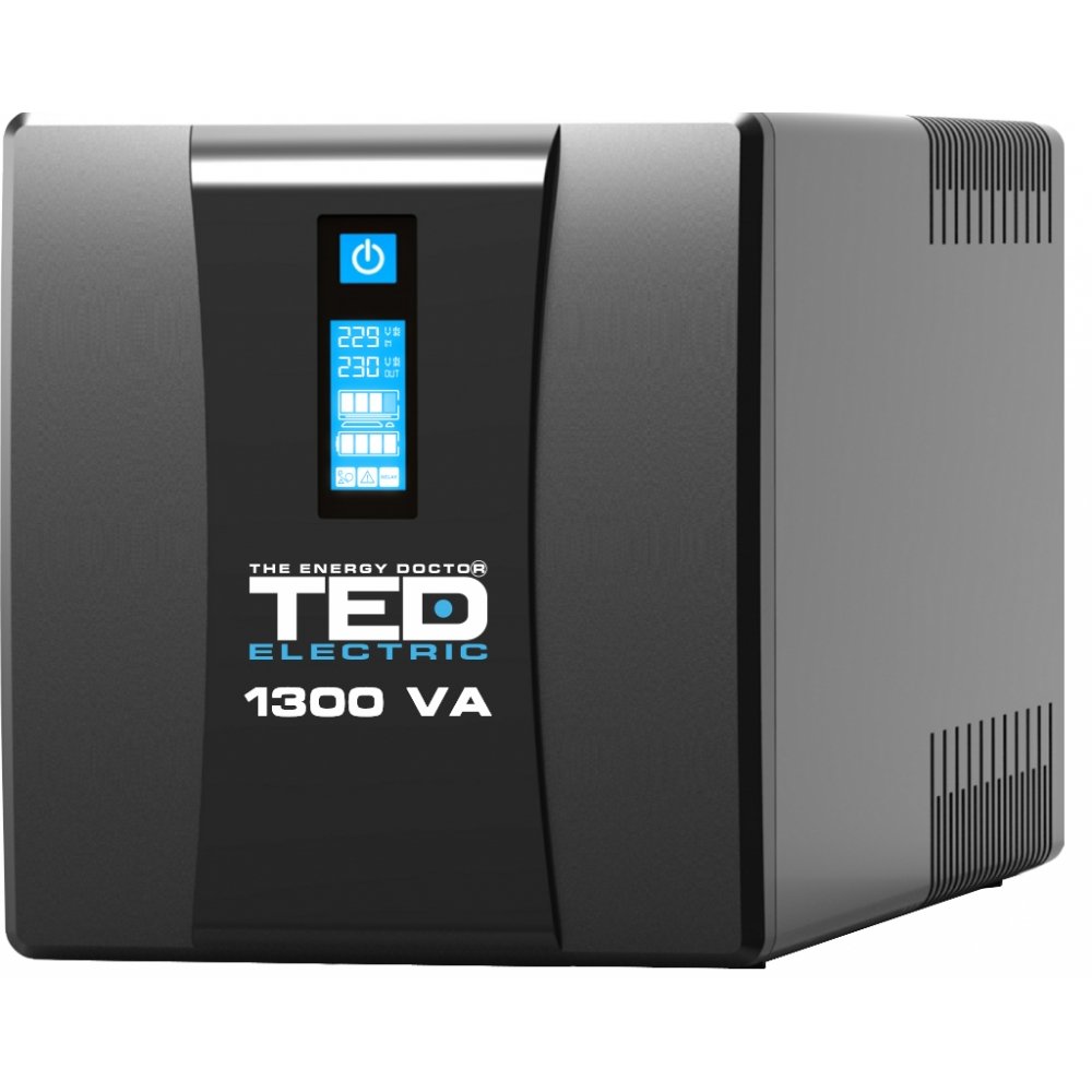 UPS TED Line 1300VA/750W LCD cu stabilizator