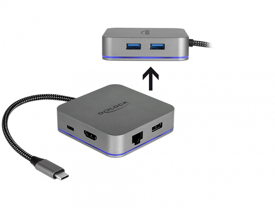 Docking Station USB-C HDMI 4K, Delock 87742