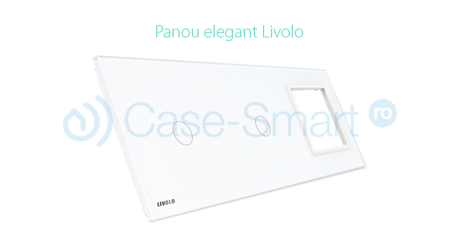 Panou Touch Livolo 2 Prize + 2 Comutatoare - imagine 4