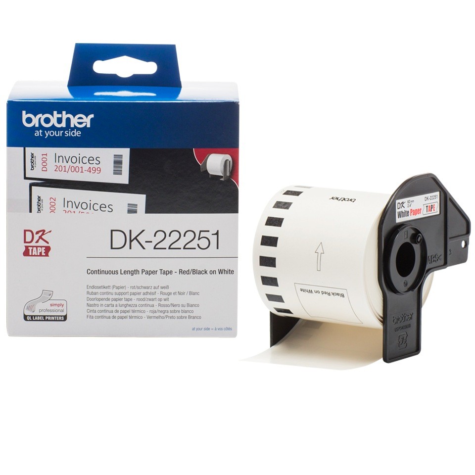 Banda Continua Brother DK22251 62mm x 5m pentru VC-500W