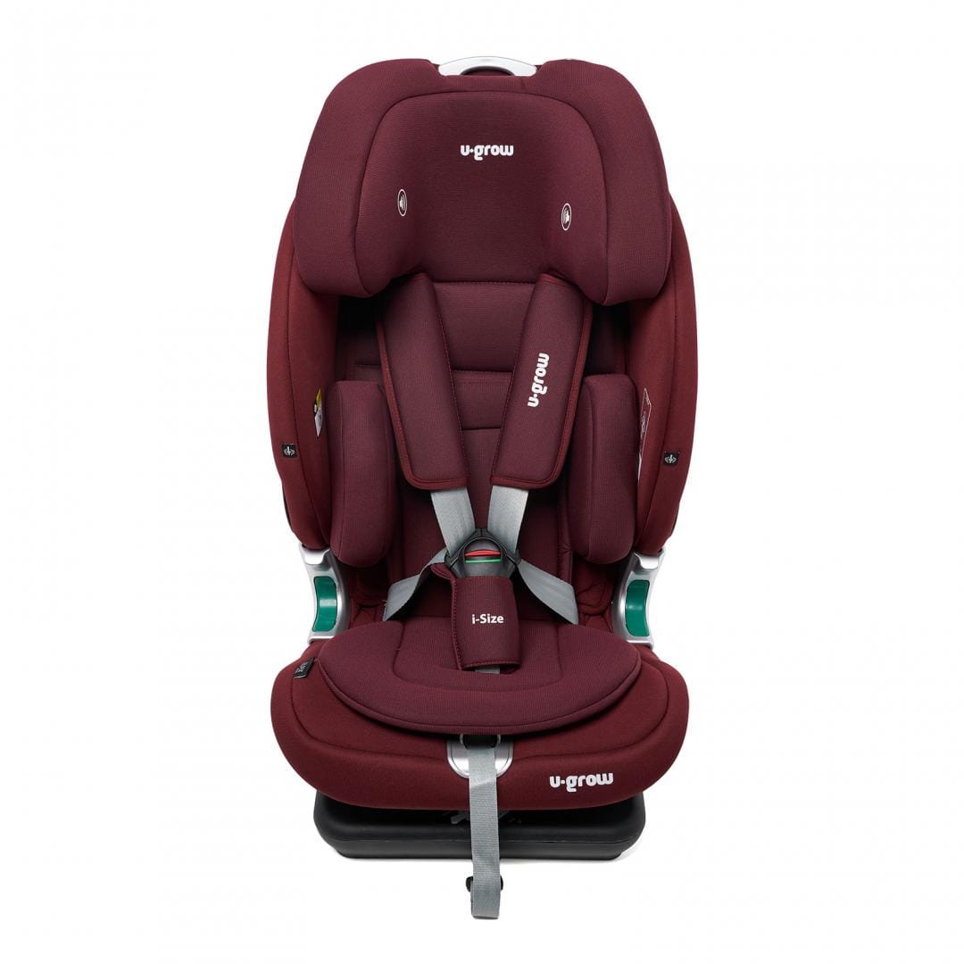 Scaun Auto I-Size Isofix 76-150cm cu Boxă Bluetooth - Roșu - imagine 12