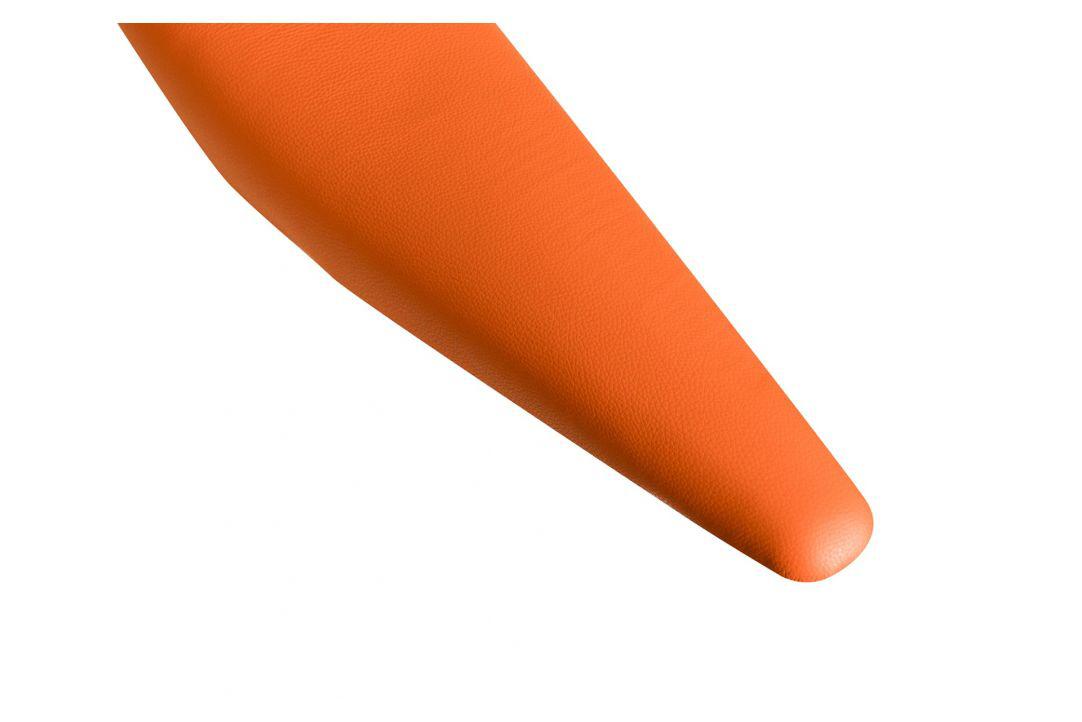 Șa PEGAS STR1+2 HL-2606 Piele Vacă, Spumă Densitate Mare, 21.5 Inch, Portocaliu - imagine 2