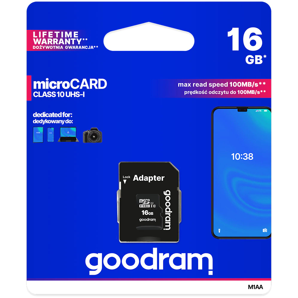 Card MicroSD Goodram 16GB, Class 10, 100MB/s - imagine 4