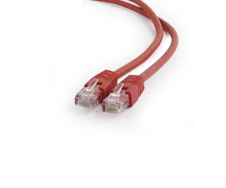 Patch Cord Cat6 0.25m Rosu Gembird - Conexiune Rapida - imagine 2
