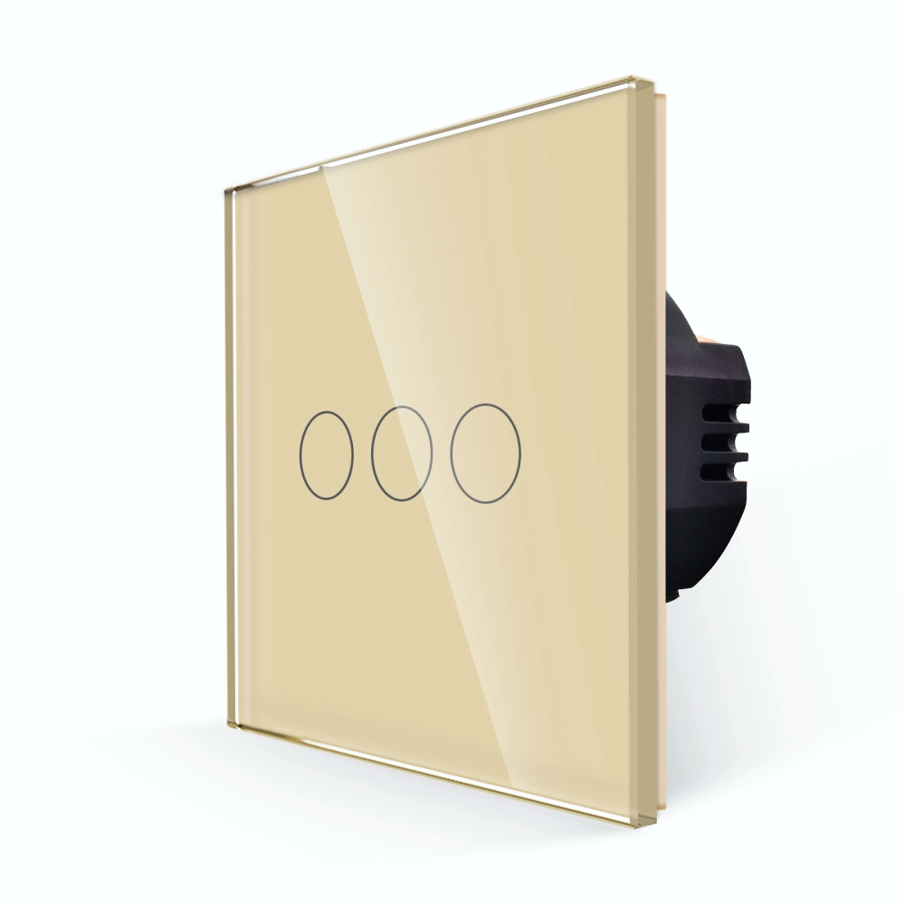 Intrerupator Triplu Touch Sticla LUXION 2000W - imagine 17
