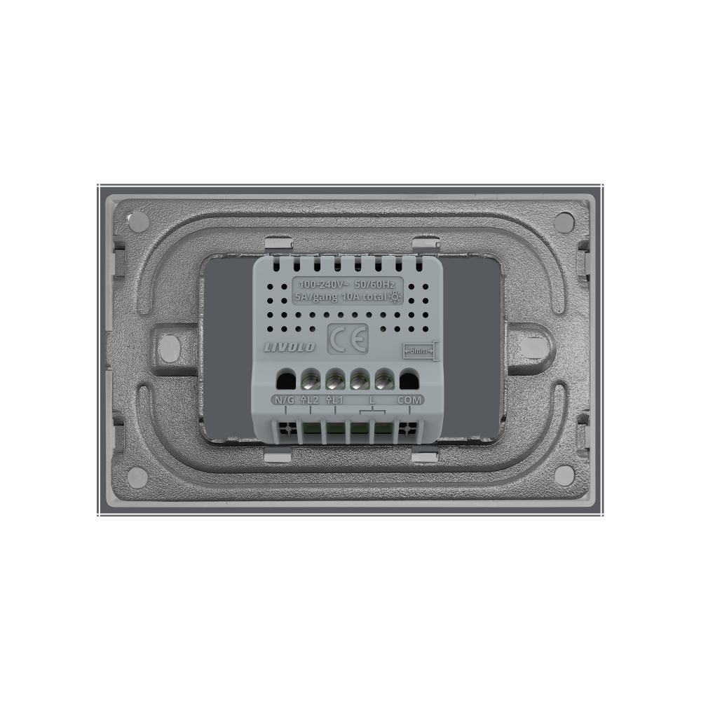Intrerupator Dublu Touch LIVOLO, Sticla, Standard Italian - imagine 16