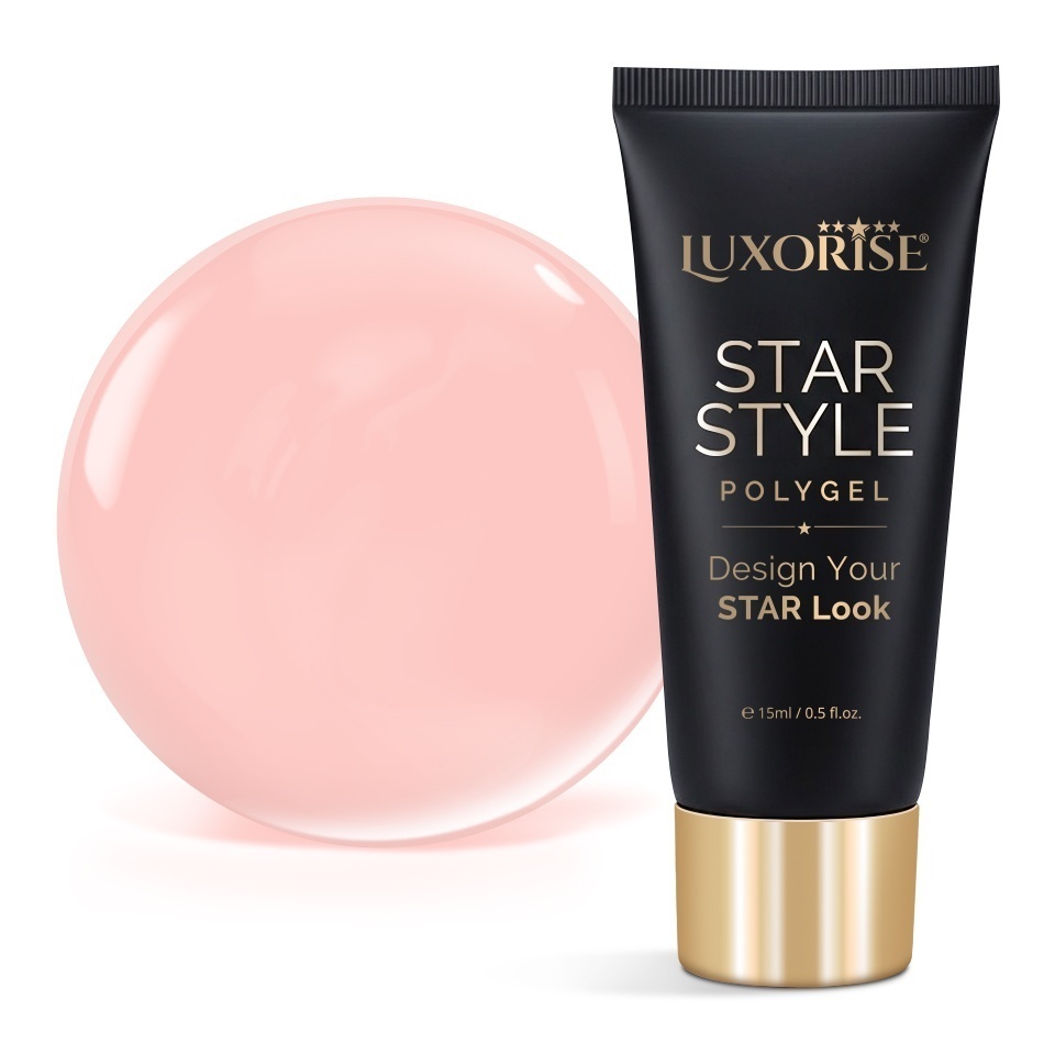 Polygel LUXORISE STAR STYLE - STAR SIGNATURE Collection, Melted Caramel, 15ml