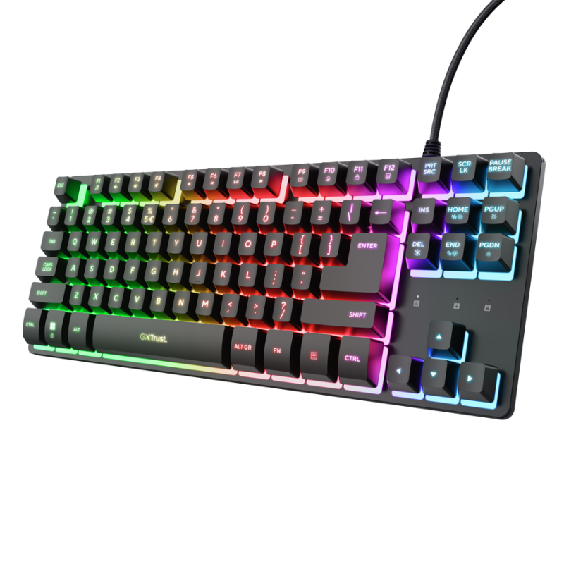 Tastatura Trust GXT833W Thado TKL Gaming USB - 87 taste - imagine 1