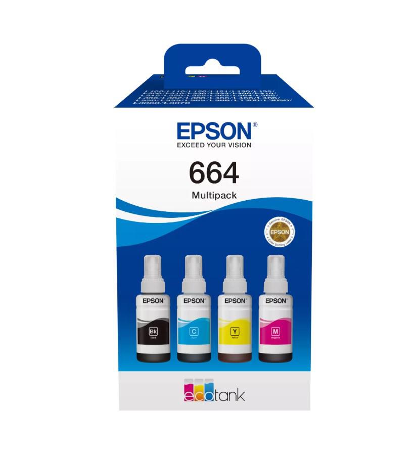 Cartus Cerneala Epson T6646 Multipack BK+CMY Original