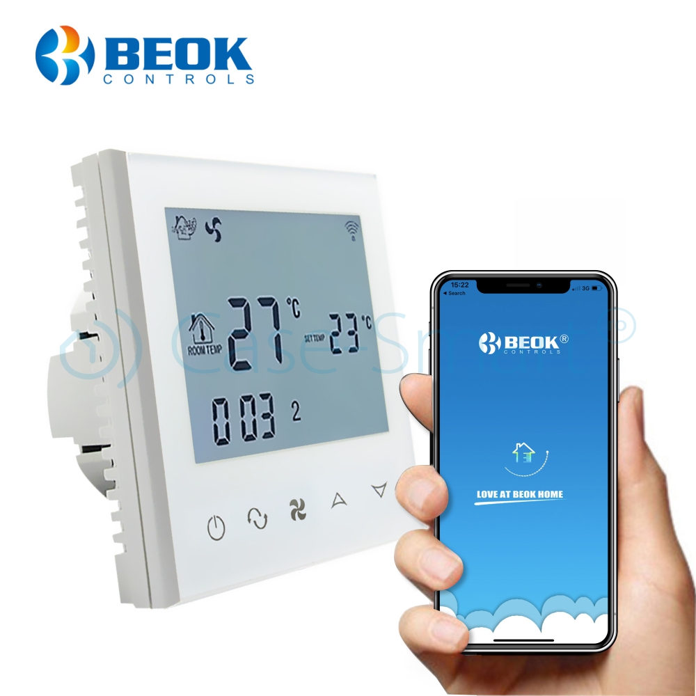 Termostat WiFi BeOk TDS21WIFI-AC2 Control Mobil HVAC - imagine 4