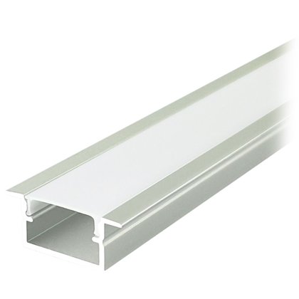 Profil aluminiu banda LED 2M, montaj încastrat, V-TAC