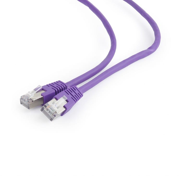 Patch Cord FTP Cat6 Gembird 0.25m Violet - Ecranat - imagine 2