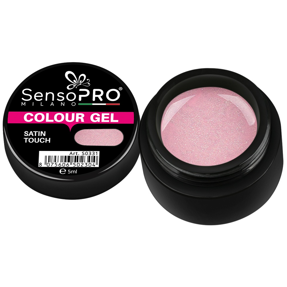 Gel UV Satin Touch 5ml SensoPRO - Pigmenți Intenși
