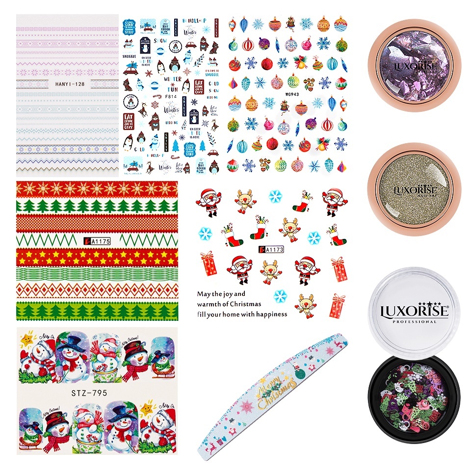 Set Magic Nails Christmas Kitunghii | Nail Art Sărbători