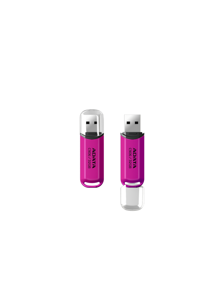 Memorie USB Flash Drive Adata C906 32GB USB 2.0 Pink - imagine 2