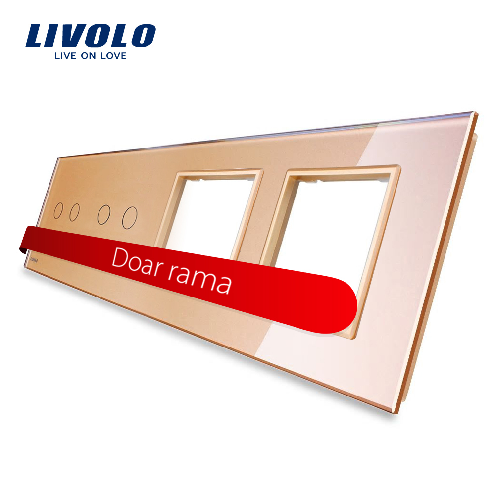Panou Livolo Touch Sticlă 2 Prize 2 Întrerupătoare - imagine 5