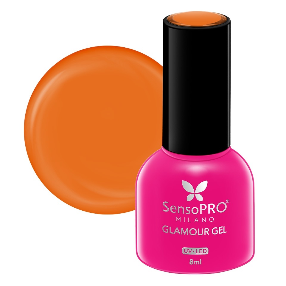 Oja Semipermanenta SensoPRO Ravishing Coral 8ml - imagine 2