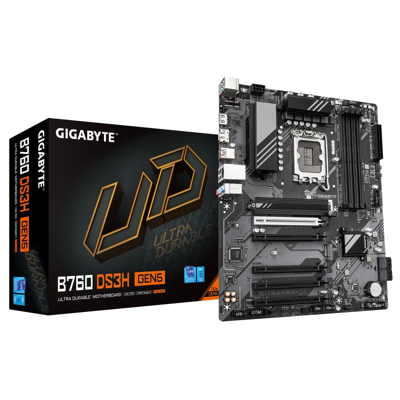 Placă de bază Gigabyte B760 DS3H GEN5 | PCIe 5.0, DDR5 - imagine 2