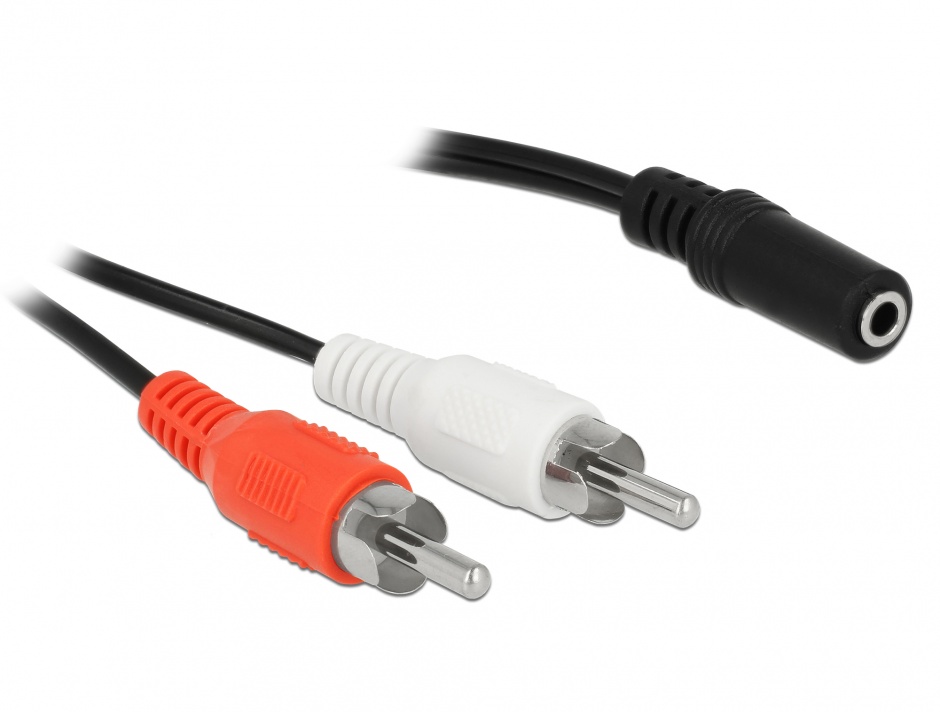 Cablu 2xRCA la 3.5mm Delock 1.4m