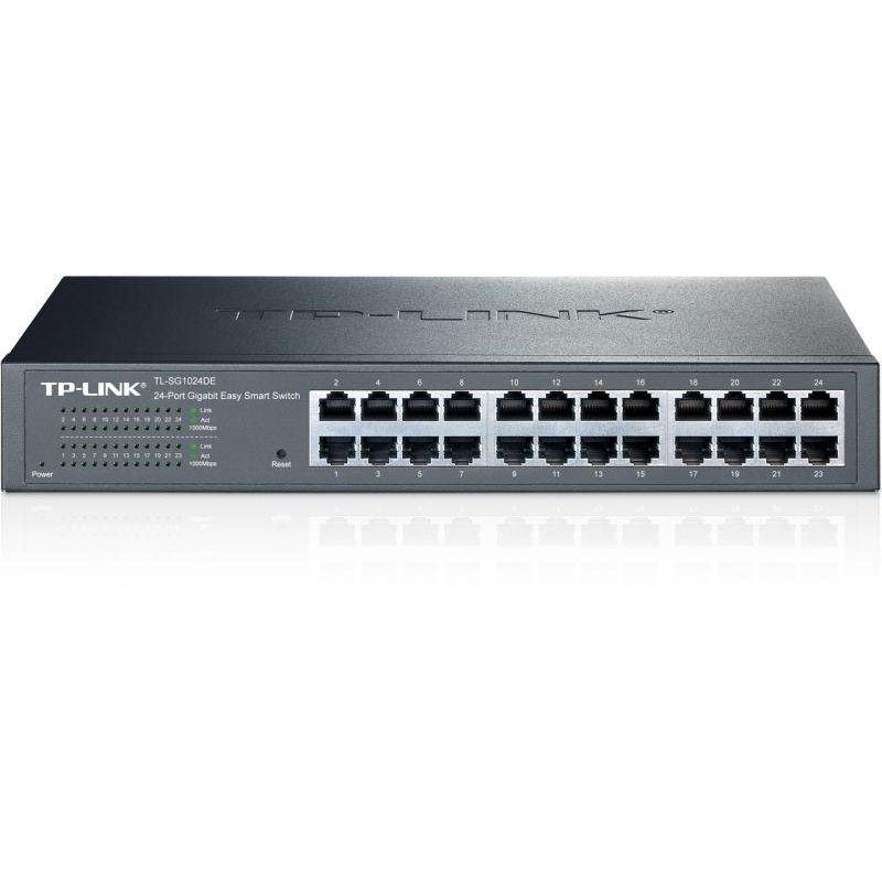 Switch TP-Link 24 Porturi Gigabit, TL-SG1024DE, Rackmount