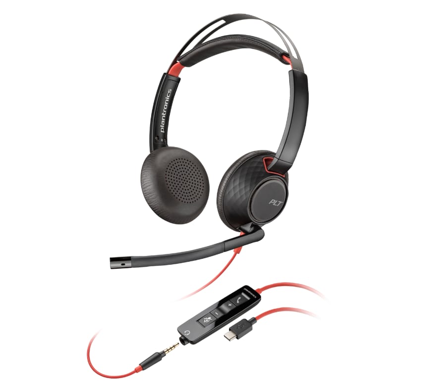 Căști Audio Poly Blackwire 5220 Stereo USB-C Profesionale - imagine 2