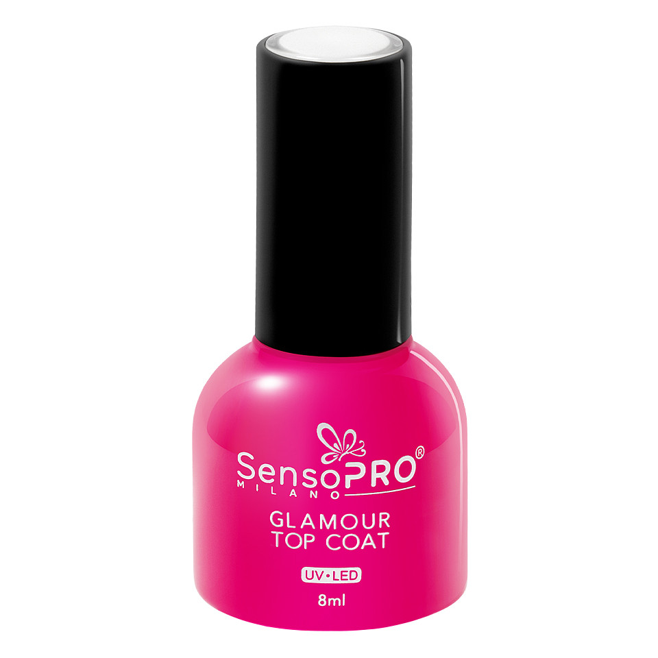 Top Coat SensoPRO Milano, 8ml, Finish Strălucitor