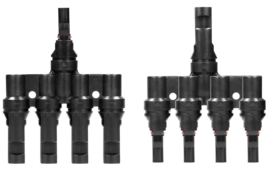 Set Conectori MC4-Y-4 Orno | Split Cablu Solar - imagine 1