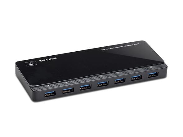 Hub USB TP-Link UH720, 7 Porturi USB 3.0, Negru - imagine 3