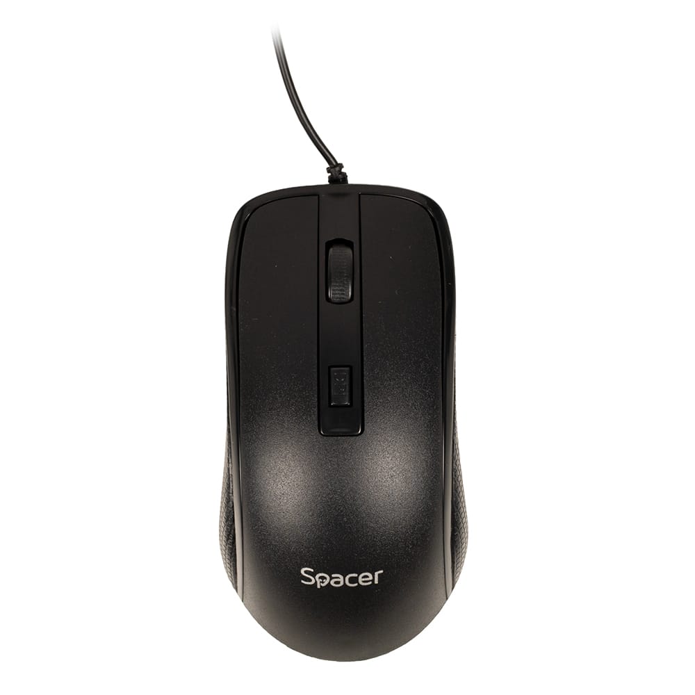 Kit Tastatura si Mouse Spacer Spaceer USB 1600dpi Negru - imagine 7