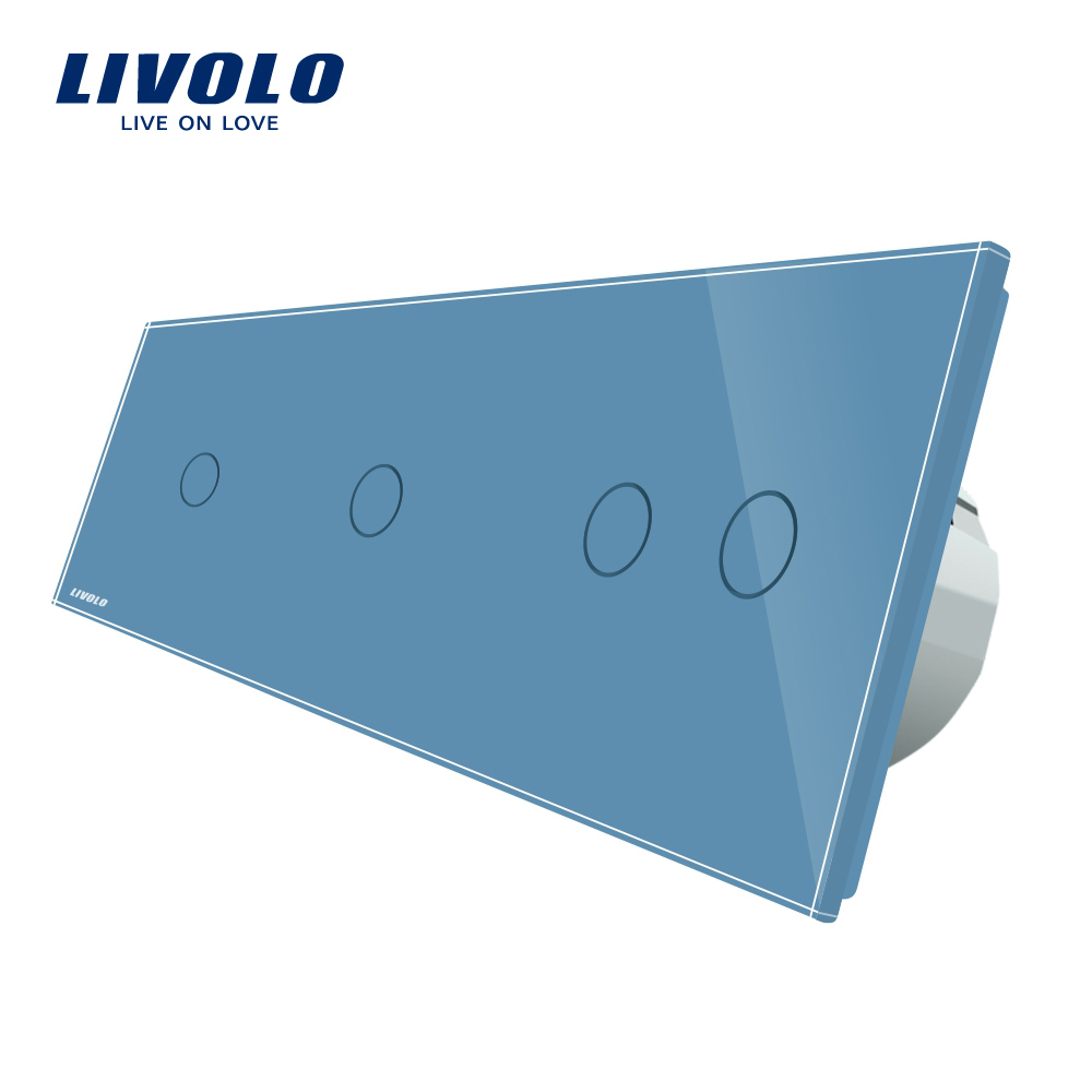 Intrerupator Touch Livolo 2xSimplu+1xDublu Sticla - imagine 10