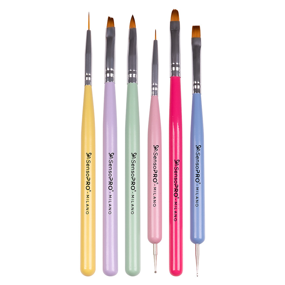 Set 6 Pensule Unghii False SensoPRO Milano