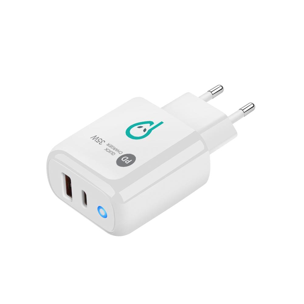Alimentator Auto SPACER Quick Charge 35W USB-C PD - Alb - imagine 4
