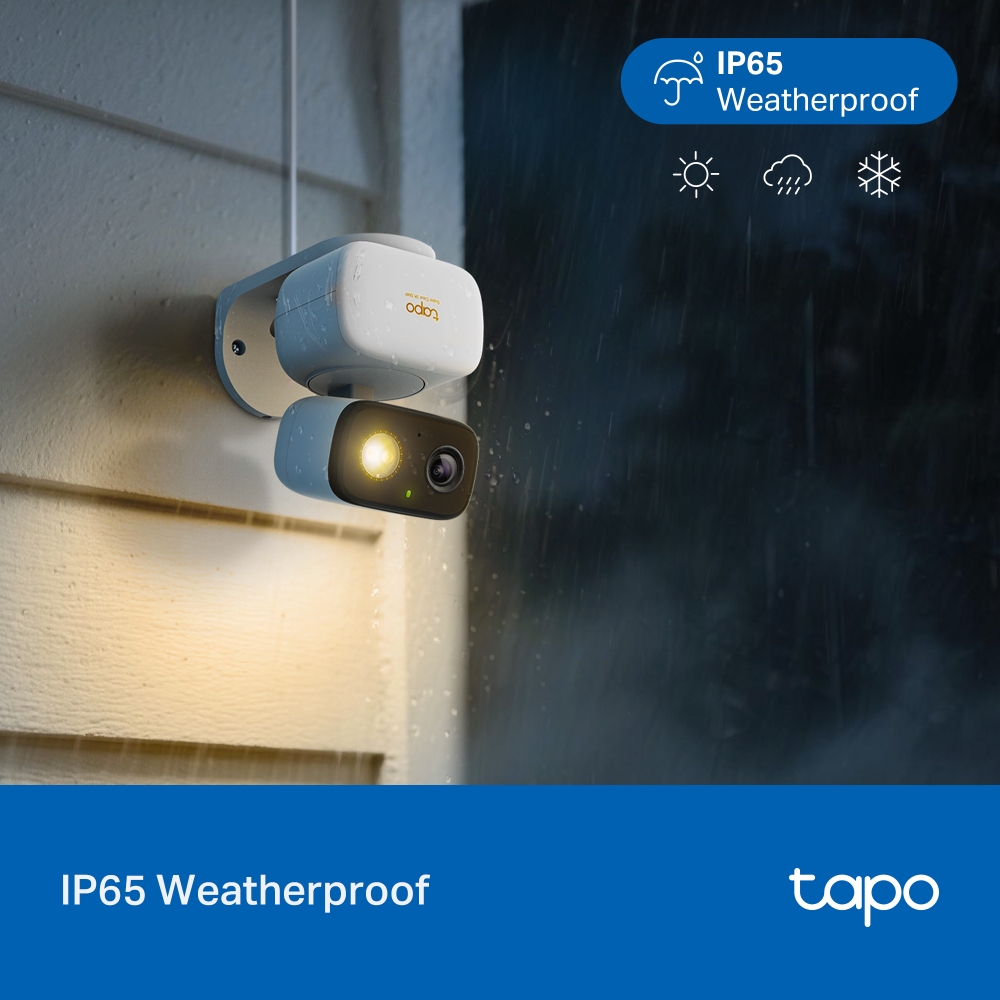 Cameră Supraveghere WiFi 5MP TP-Link Tapo - Pan/Tilt 360°, IP65 - imagine 6