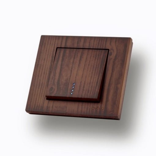 Întrerupător cu LED Ovivo OV00392 Grano Woods 10A